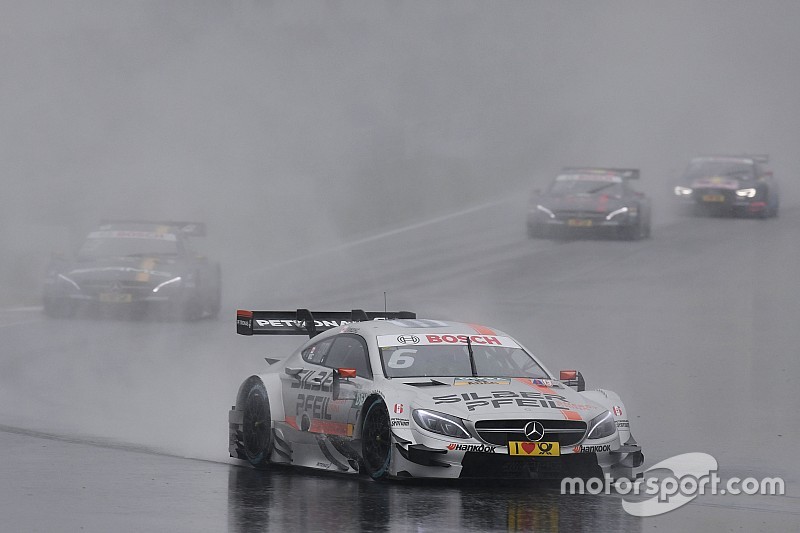 DTM in Moskau: Vierfachsieg für Mercedes im Regen