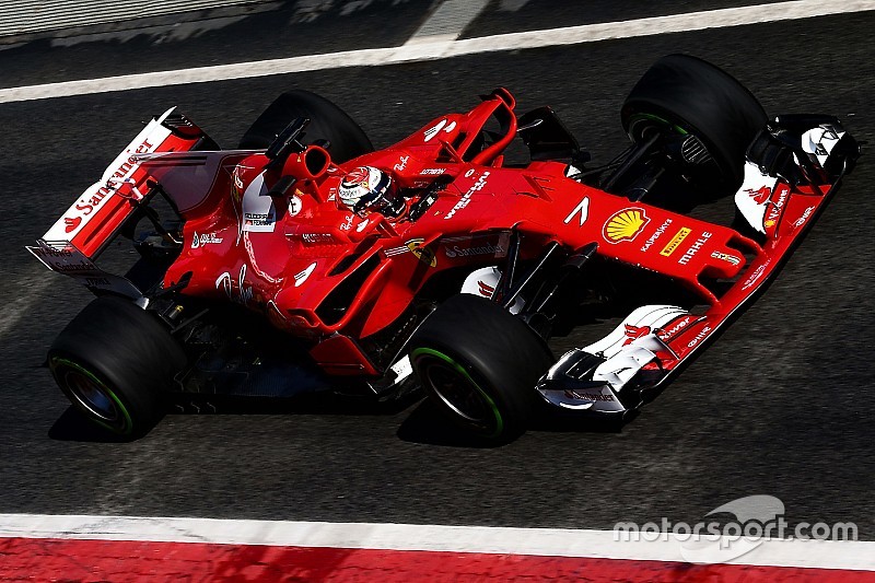 F1-Test Barcelona: Ferrari-Pilot Kimi Räikkönen mit Tagesbestzeit