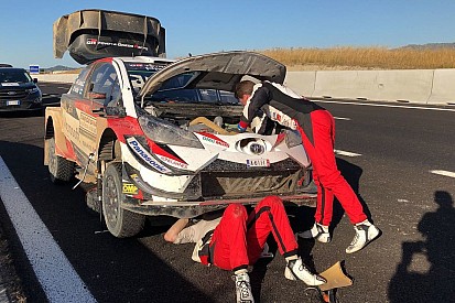 Latvala out of third place with mechanical problem