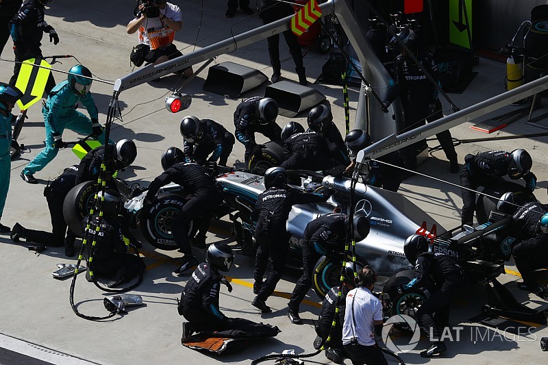 Mercedes a battu son record lors d'un arrêt au stand en Chine