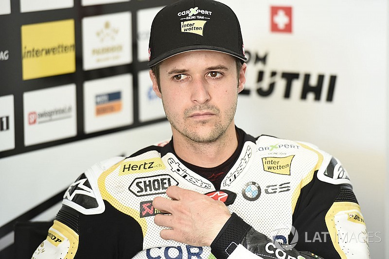 Contusão tira Luthi de primeiro teste na MotoGP