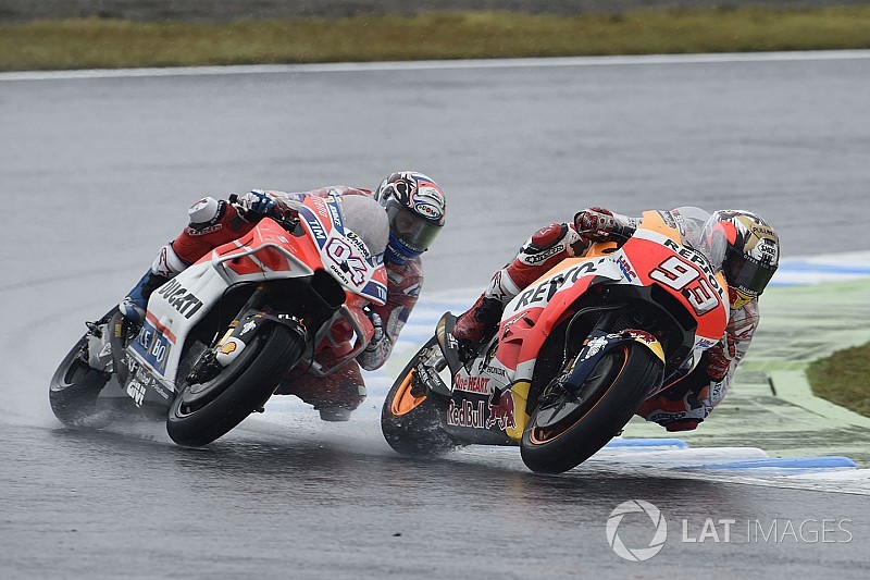 MotoGP-Duell bis zur letzten Kurve: Dovizioso und Marquez schwärmen