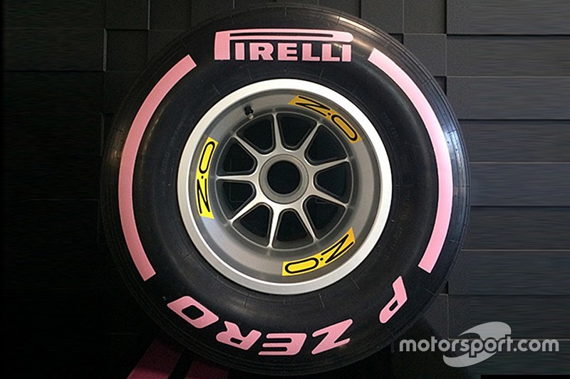 Pirelli: la banda delle gomme Ultrasoft diventa rosa ad Austin