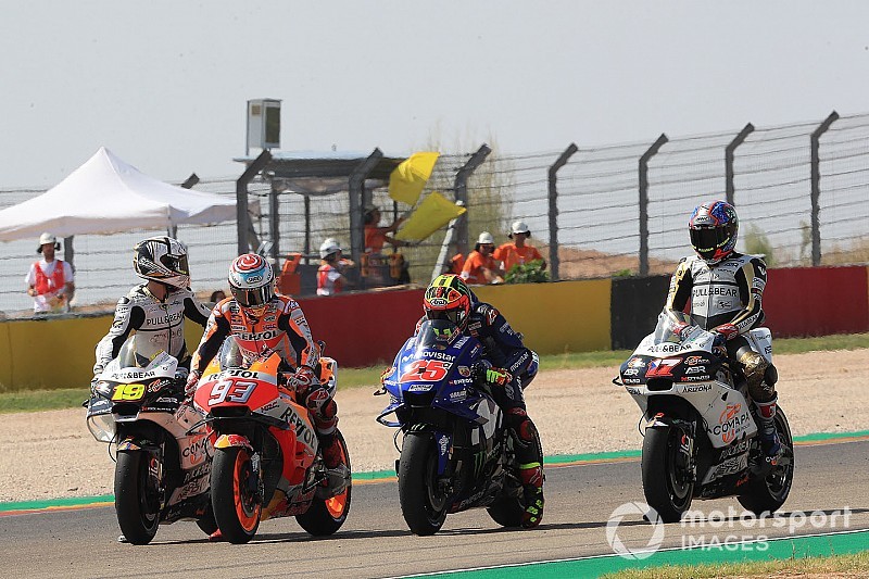 MotoGP Aragon 2018: Die Startaufstellung in Bildern