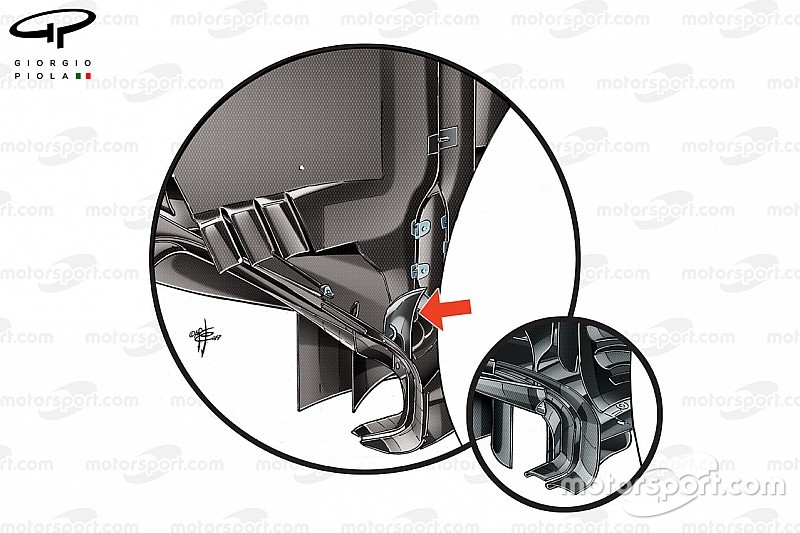 Formel-1-Technik: Updates am Mercedes F1 W08 in Singapur