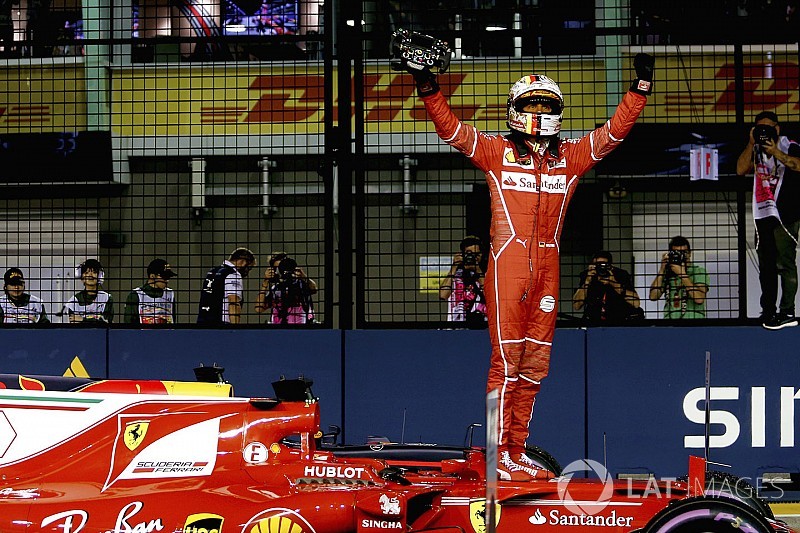 Formel 1 2017 in Singapur: Vettels Ferrari