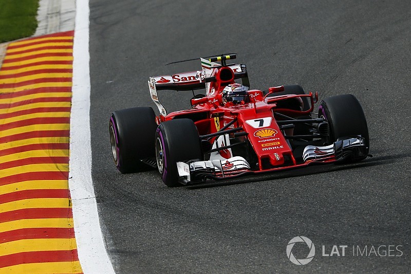 【F1ベルギーGP】FP3速報:スパ得意のライコネンが首位。ベッテル2番手