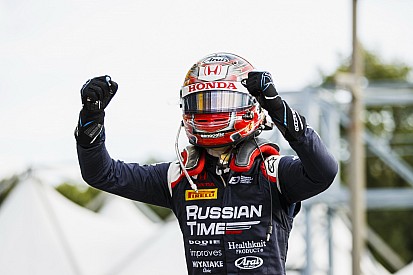 Makino had "no idea" he was about to win at Monza