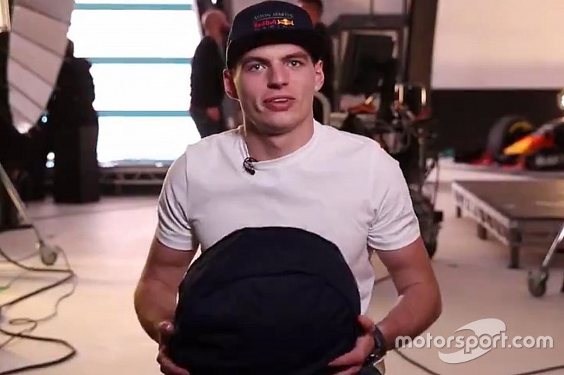ViIDEO: Verstappen presentó el diseño de su casco para 2018