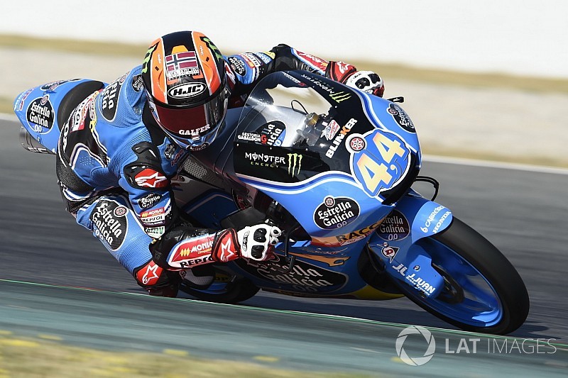 Canet renueva con su equipo y seguirá en Moto3 en 2018