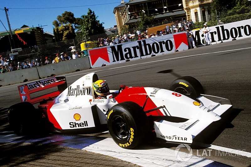Subastarán el McLaren MP4/8A que condujo Senna en 1993