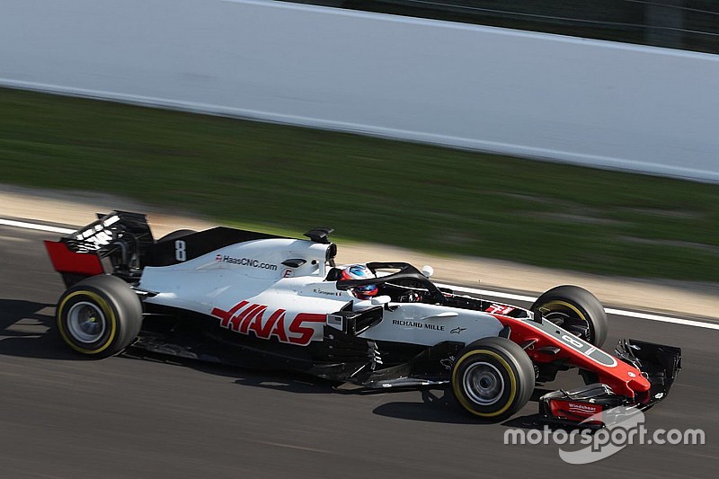 La Haas VF-18 a pris la piste