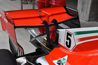 Ferrari y Mercedes muestran alerones traseros singulares para Bakú