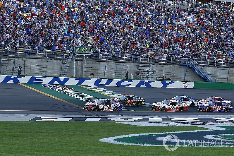 All three NASCAR national series to see new left-side tire at Kentucky