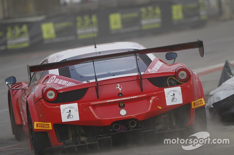 Luca Gaetani al via del CIVM 2018 con una Ferrari 458 GT3