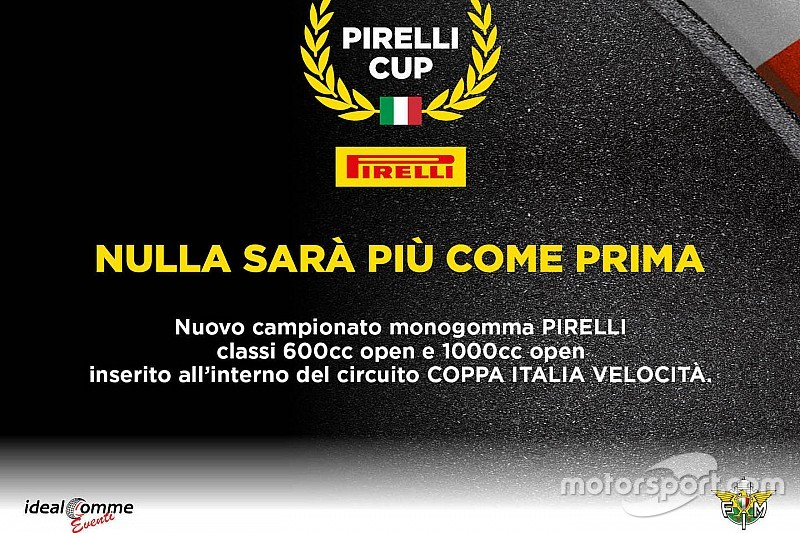 Pirelli Cup, il novo trofeo monogomma della Coppa Italia Velocità