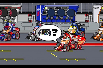 VIDEO: el incidente de Raikkonen con el volante en Bakú, por 'MiniDrivers'