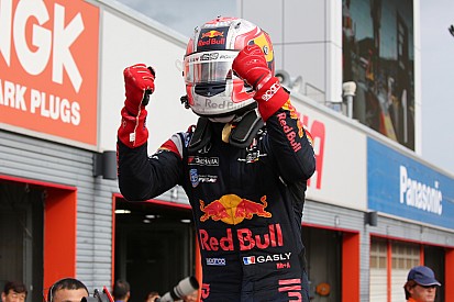 Gasly, premier rookie à gagner en 2017