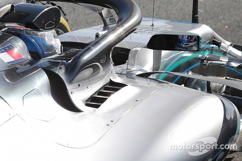 Mercedes: c'è uno sfogo di aria calda dietro all'attacco dell'Halo