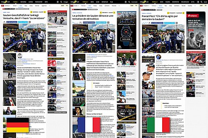 A Motorsport.com elindította háromnyelvű svájci kiadását
