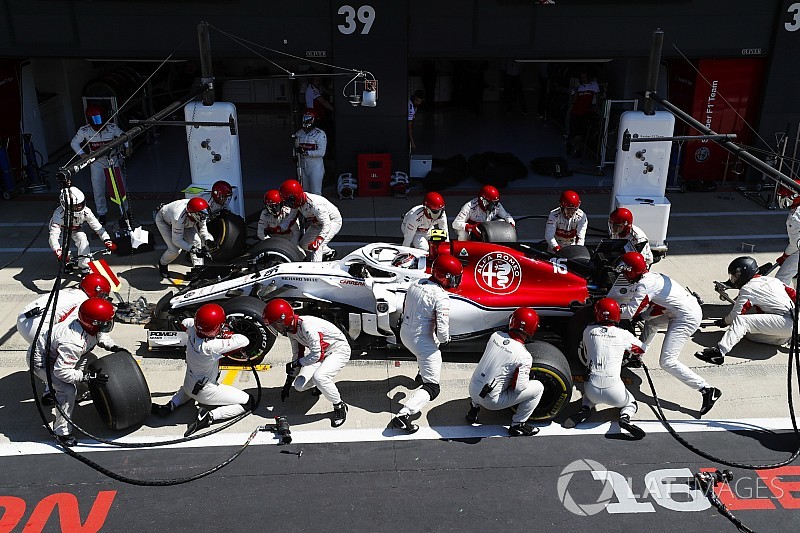 Fotogallery: l'Alfa Romeo Sauber nel Gran Premio di Gran Bretagna