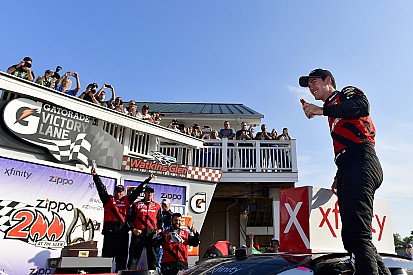 Logano wins as Keselowski spins in Xfinity Series thriller at WGI