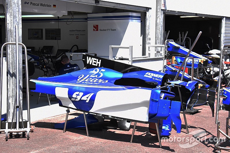 Sauber завершить відкладені оновлення в Монако