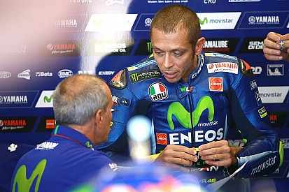 Rossi a pris la piste, pour un premier test après sa blessure