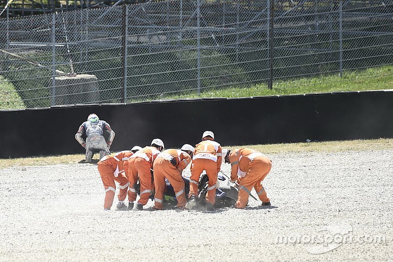 【MotoGP】転倒でバイク大破のビニャーレス「タイヤが硬すぎた」