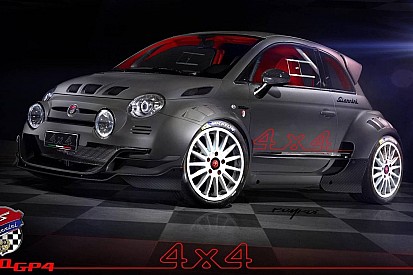 Giannini 350 GP4, con la base de un Fiat 500 salvaje