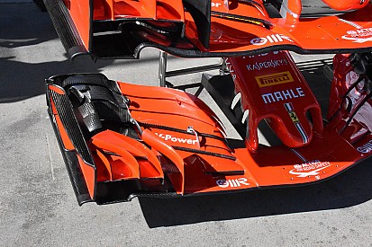 Teljesen új első szárnyat vitt a Ferrari Melbourne-be