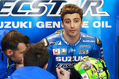 Iannone en proie à du patinage à l'accélération