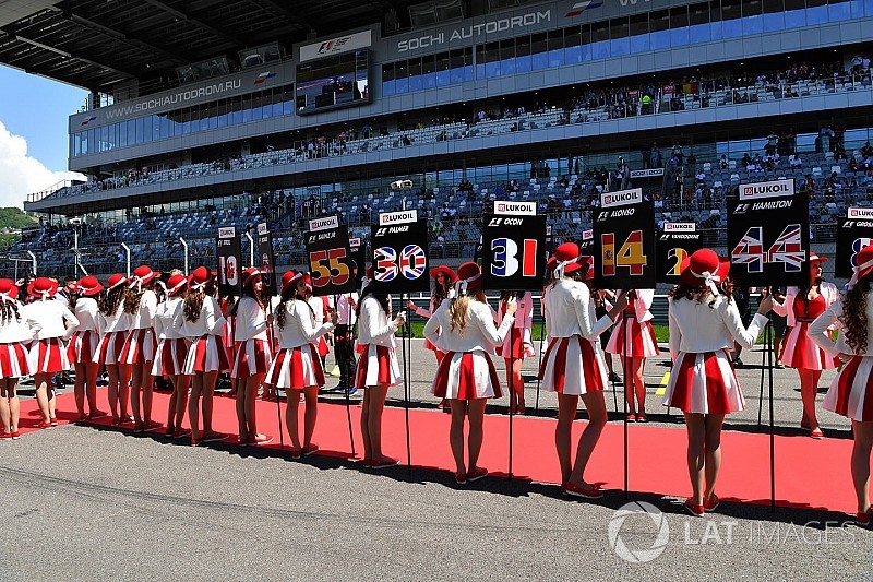 Le GP de Russie rejoint la fronde contre la fin des grid girls