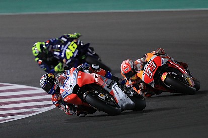 Qatar MotoGP: Dovizioso beats Marquez to win by 0.027s