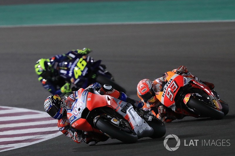 Dovizioso et Márquez