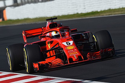 Vettel domina teste da manhã em Barcelona