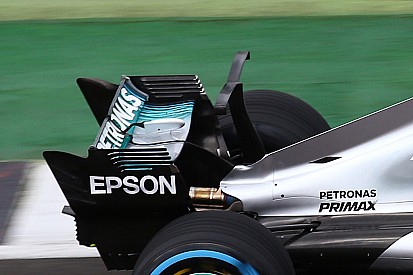 Mercedes prueba un concepto alternativo al ala de tiburón