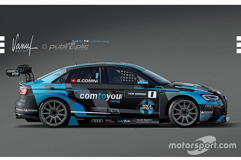 TCR 2017: Stefano Comini tritt mit Audi zur Titelverteidigung an