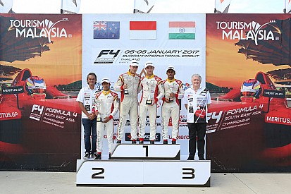 F4/SEA Buriram: Lanjutkan performa positif, Presley juarai Race 6