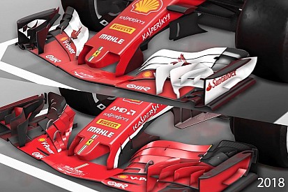 VIDEO: cómo el Ferrari F1 2018 se diferencia de su predecesor