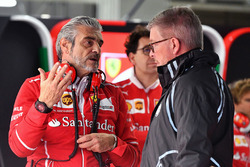 Maurizio Arrivabene, Ferrari Takım Patronu ve Ross Brawn, Formula One Motorsporları Direktörü
