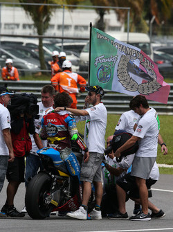Third place and champion Franco Morbidelli, Marc VDS