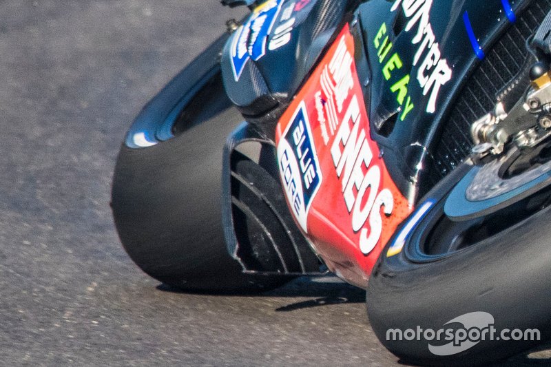 Yamaha Factory Racing, dettaglio del cucchiaio