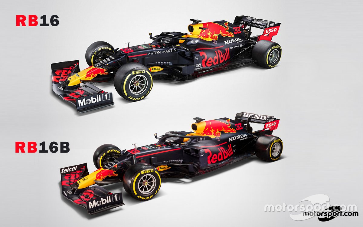 Red Bull RB16 ve Red Bull RB16B