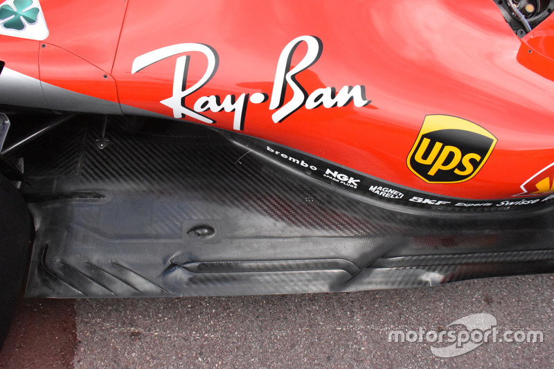 Ferrari SF71H vloer