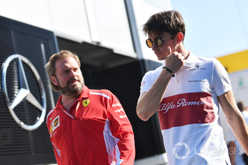 Gino Rosato, Ferrari and Charles Leclerc, Sauber