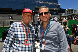 Niki Lauda, Mercedes AMG F1 Fahri Direktörü, Alejandro Soberon, Formula 1 Gran Premio de Mexico