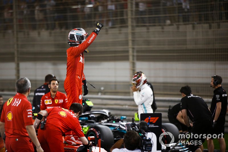 Pole: Charles Leclerc, Ferrari, Parc Ferme