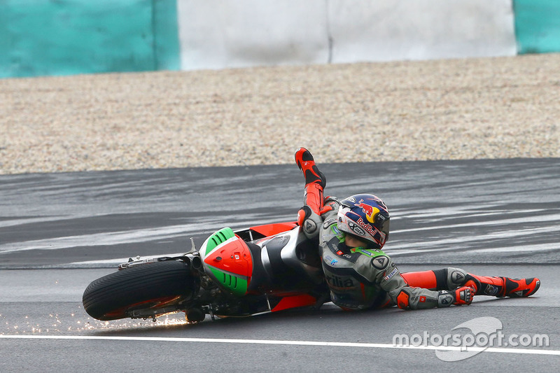 Аварія Штефана Брадля, Aprilia Gresini Racing Team