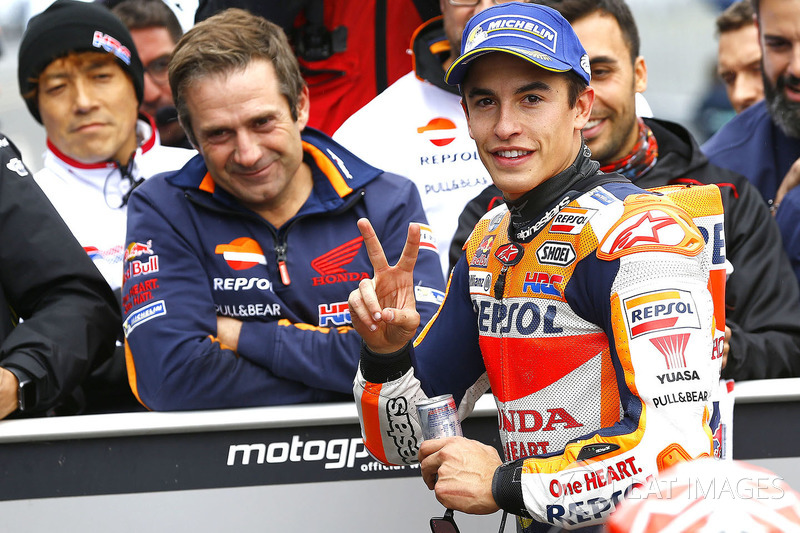 Il poleman Marc Marquez, Repsol Honda Team